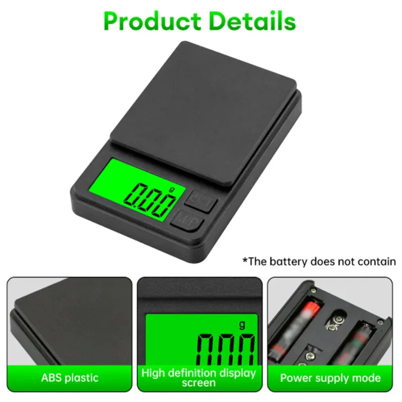 Title: Trippy Pocket Scale – 500g / 1000g Description
