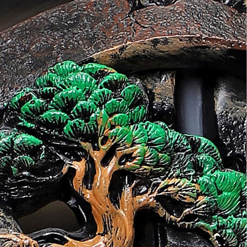 Incense Burner Household Indoor Incense Art with Zen-like Atmosphere Landscape Decoration Listening Rain Halfway The Mountain