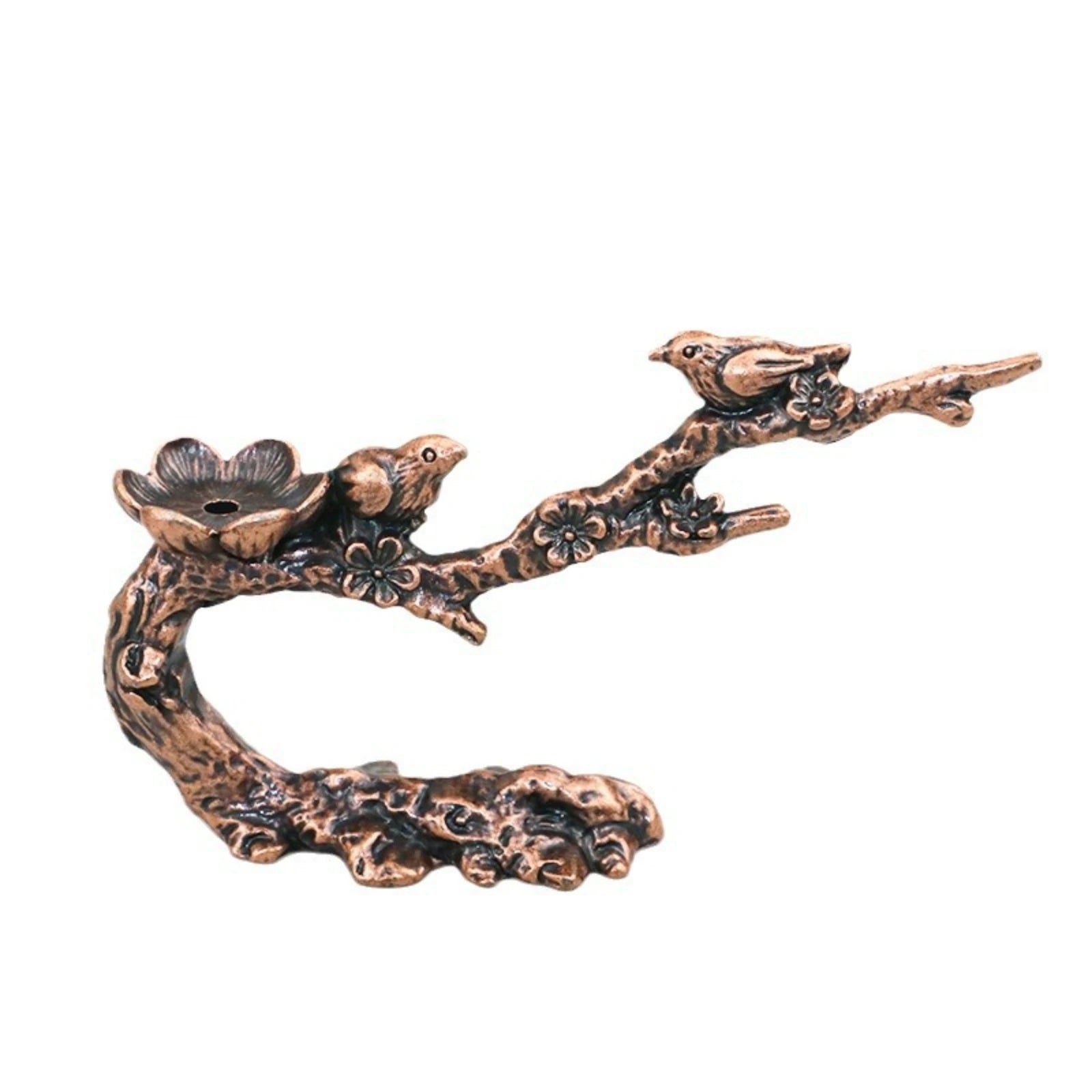 Incense Burner Aroma Burner Creative Lotus Bunrer Cones Backflow Incense Holder Plum Branch Home Decor