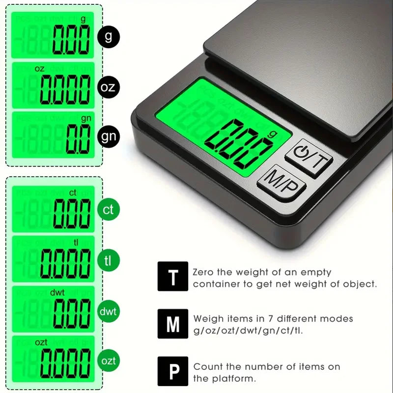 Title: Trippy Pocket Scale – 500g / 1000g Description