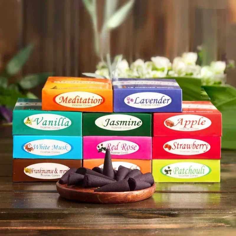30 /15pcs of natural incense sticks are made using traditional methods, carefully selected natural wood powder and a small amoun