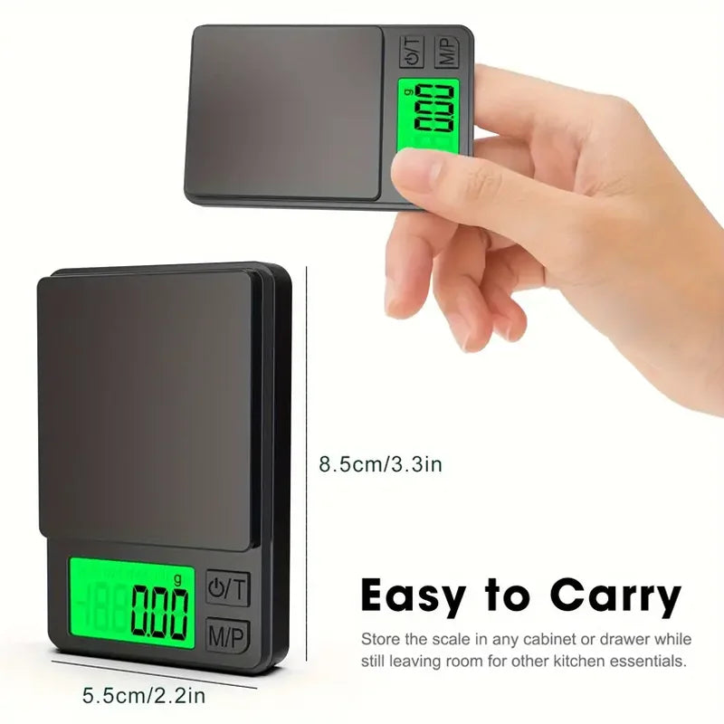 Title: Trippy Pocket Scale – 500g / 1000g Description