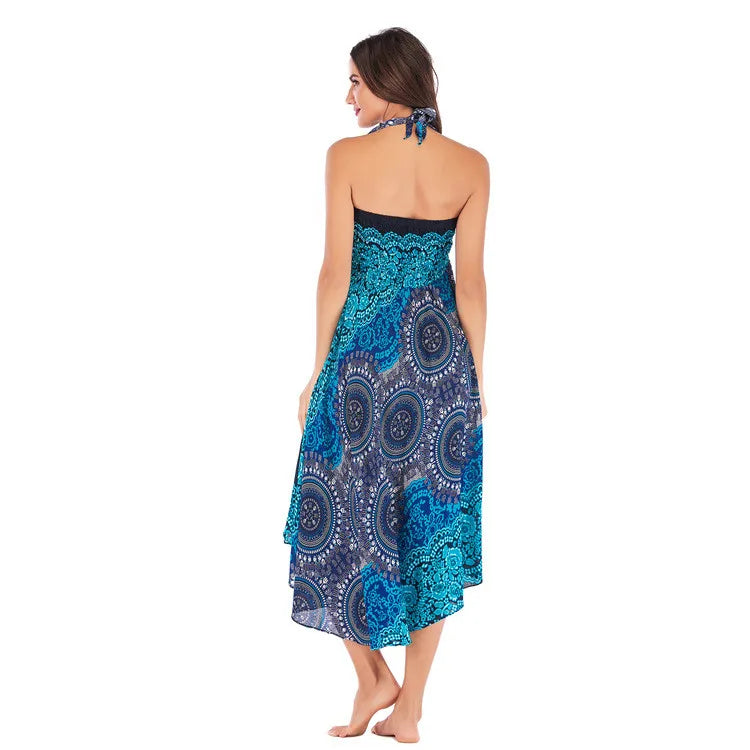 Sexy Summer Long Boho Bottom Women Skirt Vintage Casual Ropa Mujer Faldas Loose Fashion y2k Maxi Skirts Woman Clothing Saia Jupe