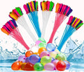 Automatic Fill Water Balloons (111Pcs): Rapid Fill Water Bombs, Self-Tie Splash Balls, Summer Outdoor Activity, Party Fun