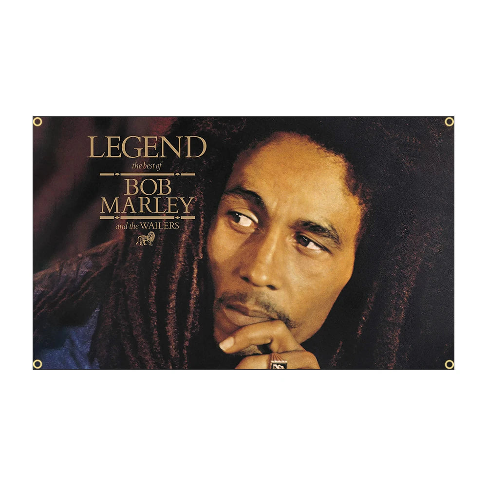 BOB Marley Reggae Rasta Hippie Band Flag Tapestry 60x90cm 90x150cm Polyester Printed  Band Poster Banner for Decor Outdoor Home