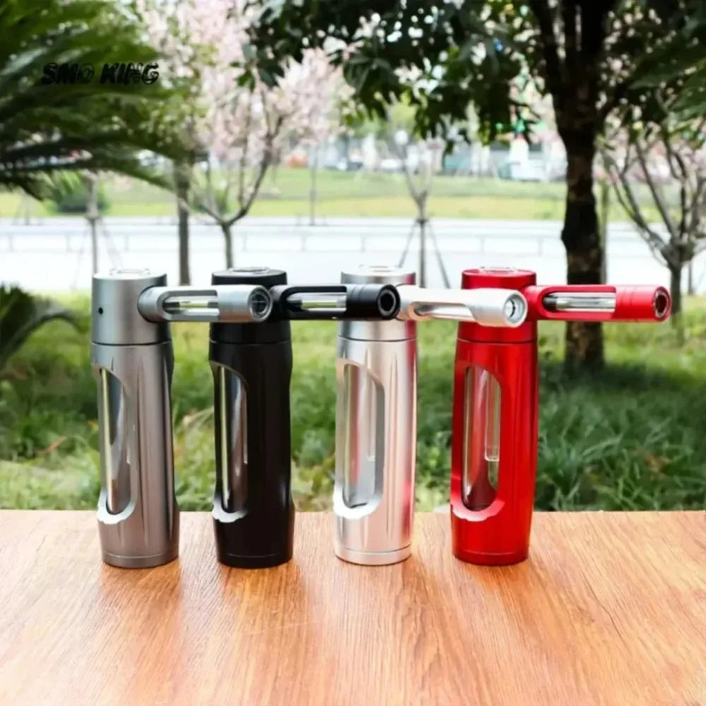 Handheld Smoking Pipe Grass Hookah Set with Dry Burning Glass Tobacco Bowl Cigarette Filters Shisha Pipes Smoke Accessories