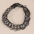 1PCS Hot Sell Vintage Hippy Stretch Tattoo Choker Necklace Elastic Chocker Necklace Fishing Line Tattoo Necklace