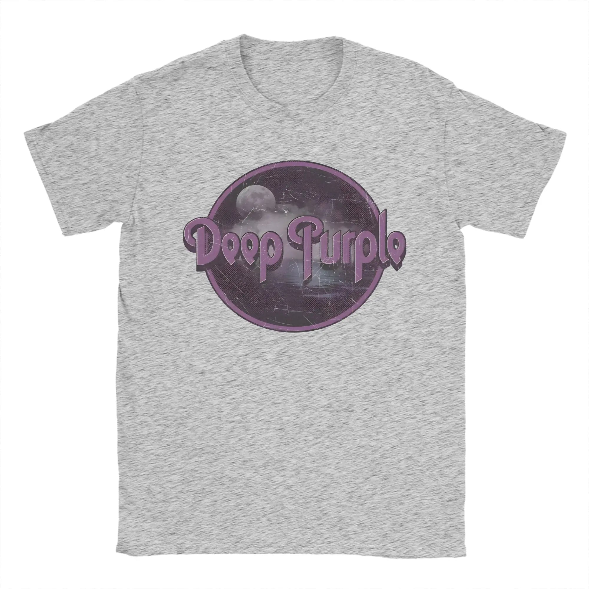 Band Deep Purple Art T-Shirt Summer  Hippie T-Shirts Man Cotton Comfortable Oversized Clothing Short Sleeves Funny Tops