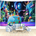 Trippy Mushroom Forest Tapestry scooby
