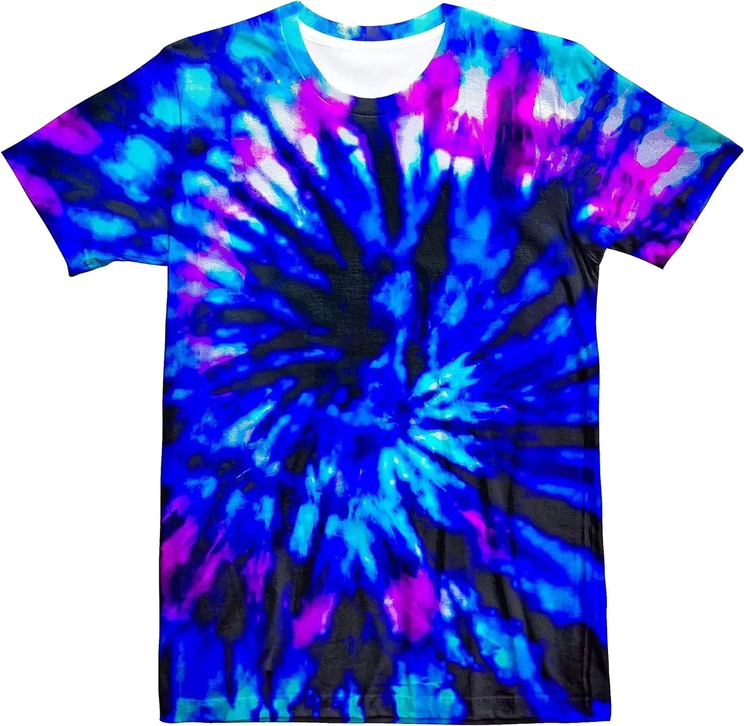 Unisex Retro Tie Dye t shirt for Men Women 70S 80S Hippies Senior Tie-Dye Tee Tshirt 3d printing Vintage clothing