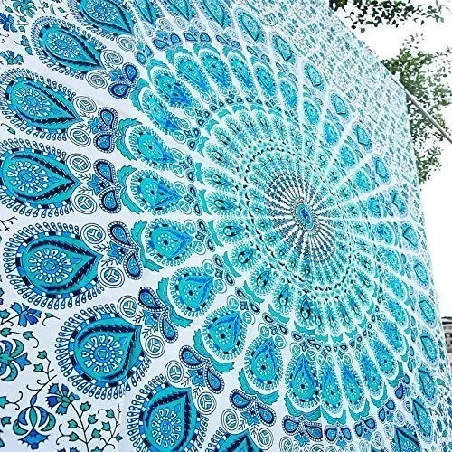 Hippie Mandala Tapestrys India Bohemian Psychedelic Bedding Decor Tapestry Aesthetic Vintage Wall Tapestry Art Tapestry Tapiz