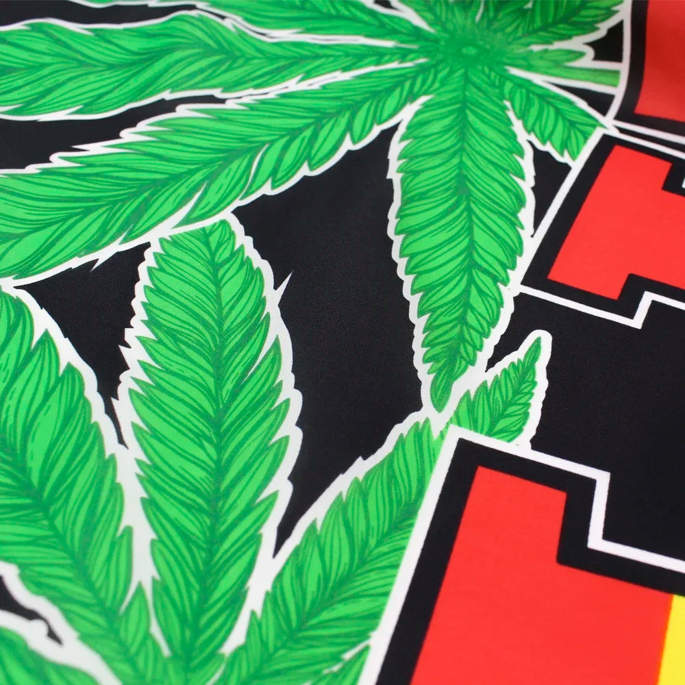 90X150CM Hippie Band Somewhere 420 Smoke Weed Blunt Flag for Bar Party Music Festival Tattoo Shop