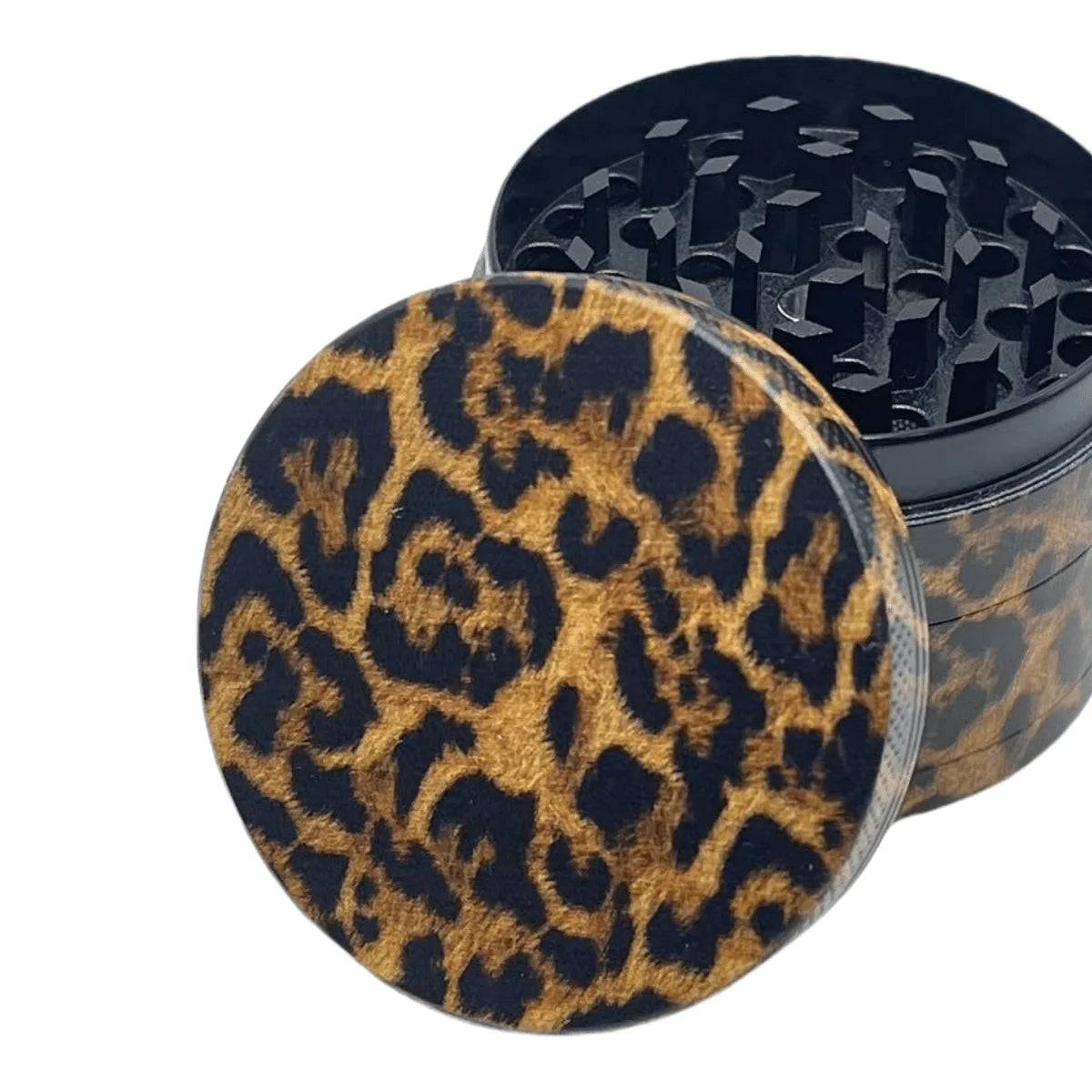 Leopard Print Metal Herb Grinder