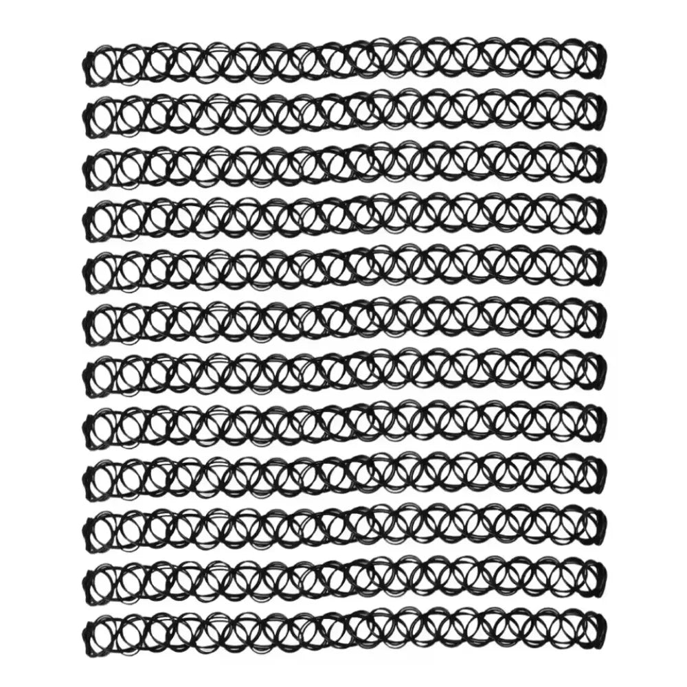 1PCS Hot Sell Vintage Hippy Stretch Tattoo Choker Necklace Elastic Chocker Necklace Fishing Line Tattoo Necklace