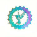 3D Rotating Hummingbird Hanging Ornament Wind Chime Art Deco Style Garden Decoration Wind Spinner