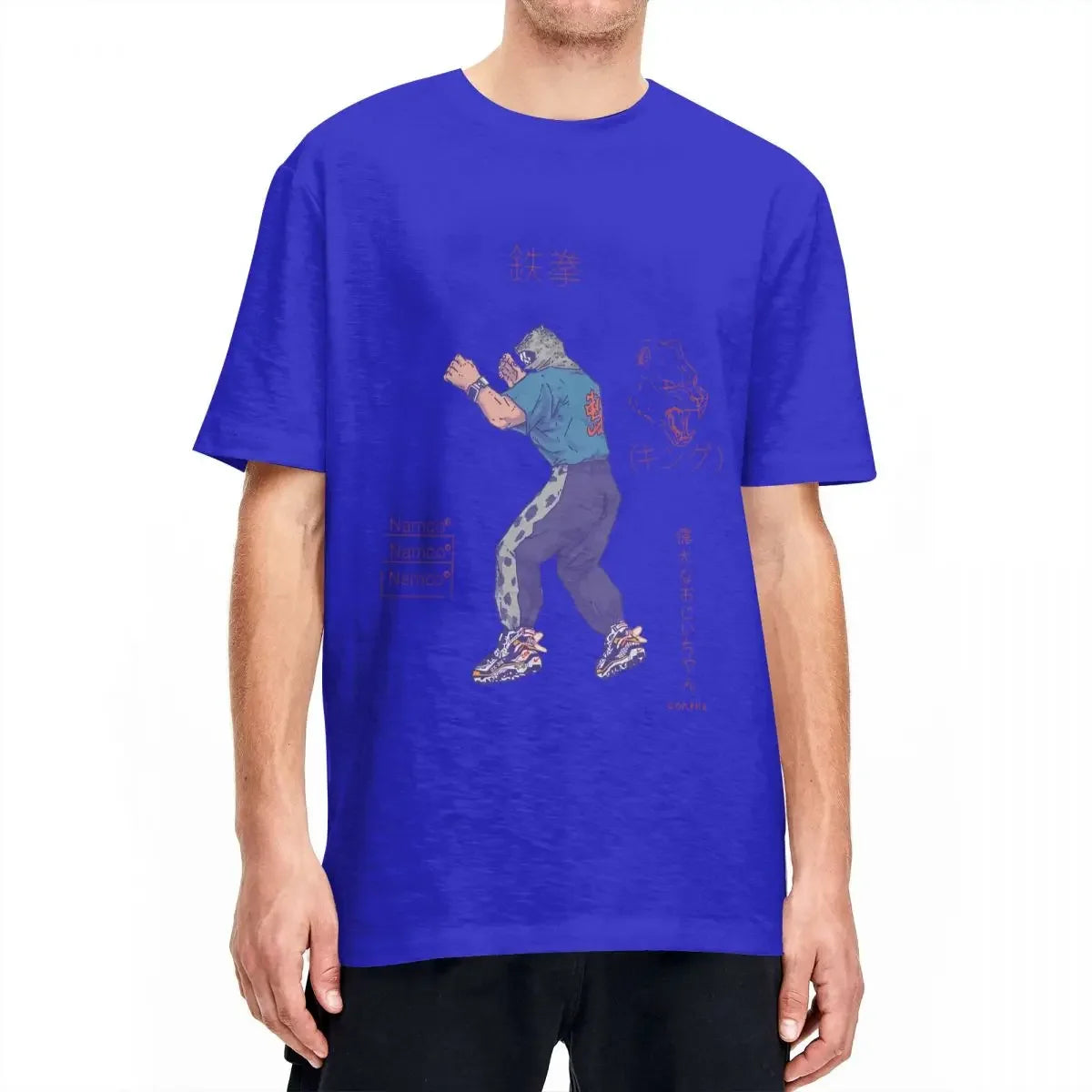 Hot Game Cotton Top Tees Summer Vintage Short Sleeve T-Shirt O Neck Hippie Pattern Tshirt Big Size 5XL  Men Tekken 8 T-Shirts