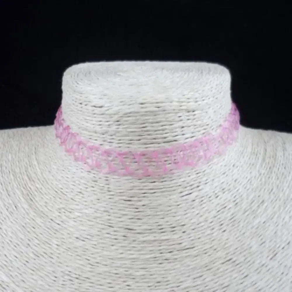 1PCS Hot Sell Vintage Hippy Stretch Tattoo Choker Necklace Elastic Chocker Necklace Fishing Line Tattoo Necklace