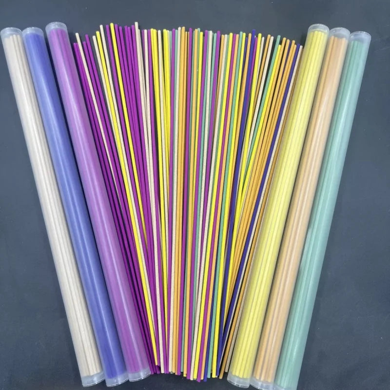 6 Types Natural Incense Sticks 27cm Sandalwood Air Fragrance For Yoga Meditation Odour Removal Refreshing Peace Incense