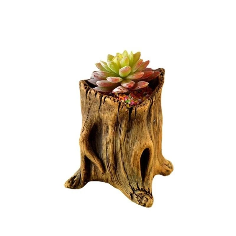 Garden Vintage Look Flower Pots Imitation Planter Enhancing Plant Beauty for Succulents Enhancing Natural Aesthetic
