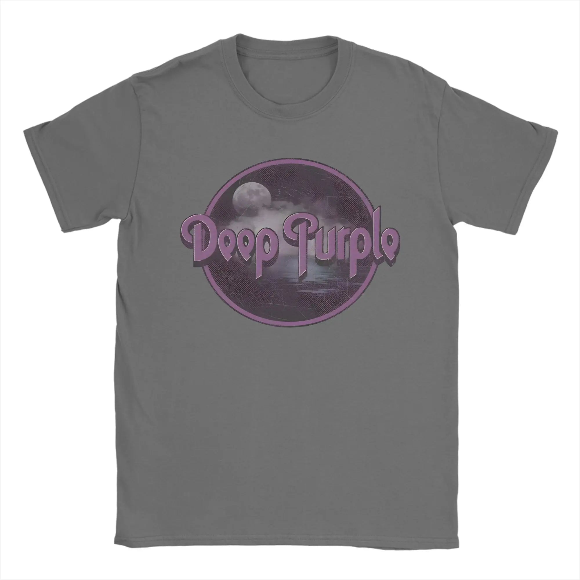 Band Deep Purple Art T-Shirt Summer  Hippie T-Shirts Man Cotton Comfortable Oversized Clothing Short Sleeves Funny Tops
