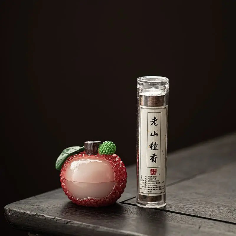 Litchi Incense Burner Indoor Small Cloud Incense Burner Sandalwood Agarwood Incense Burner Home Incense Burner Tea Room Ornament