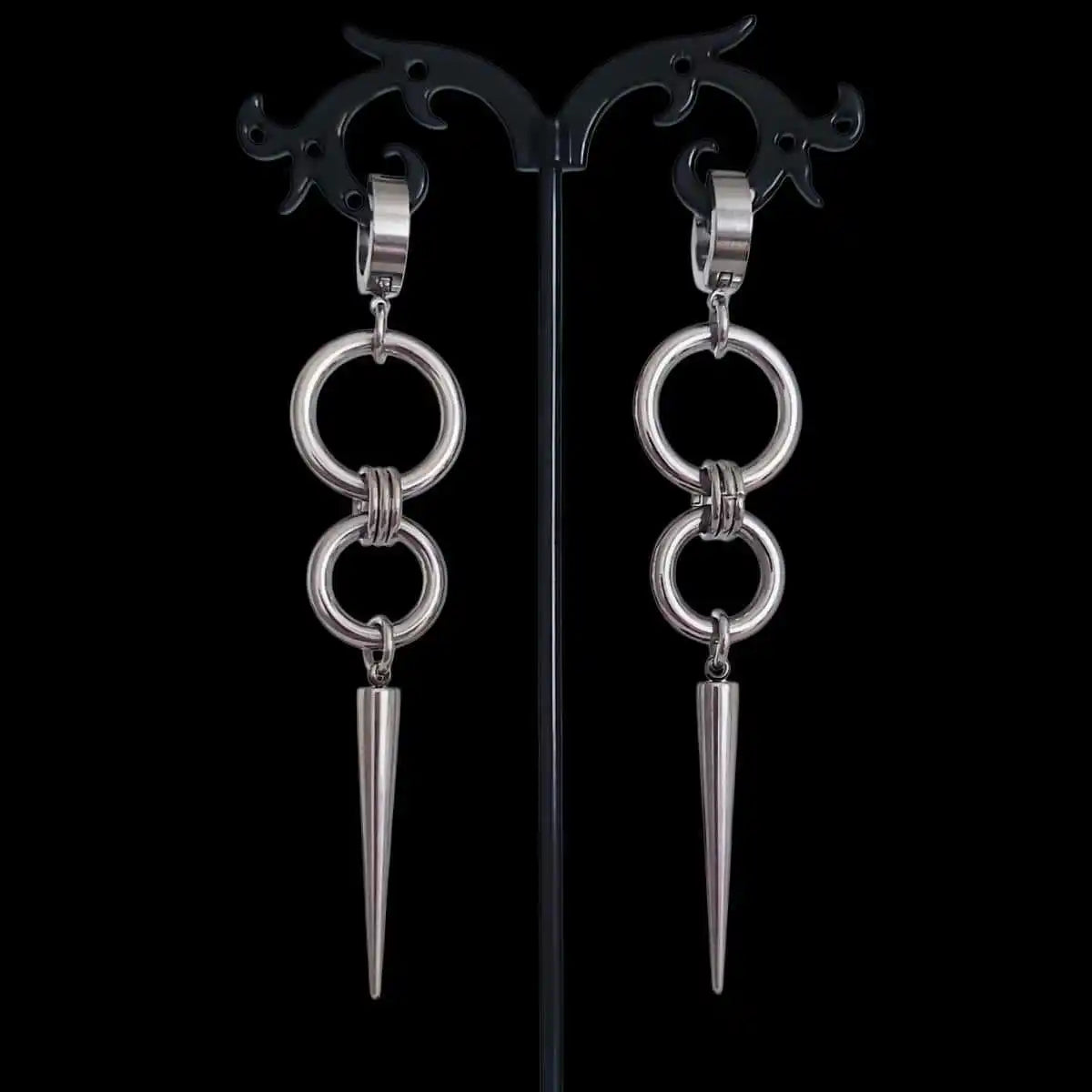 Punk Rivet Earring,Korean Jewelry,Hippie Accessory,Gothic Rock,Y2k,Sharp Spike Charm,Avant-garde,Design Sense,Ear Hoop For Women