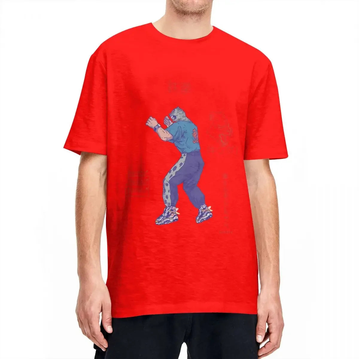 Hot Game Cotton Top Tees Summer Vintage Short Sleeve T-Shirt O Neck Hippie Pattern Tshirt Big Size 5XL  Men Tekken 8 T-Shirts