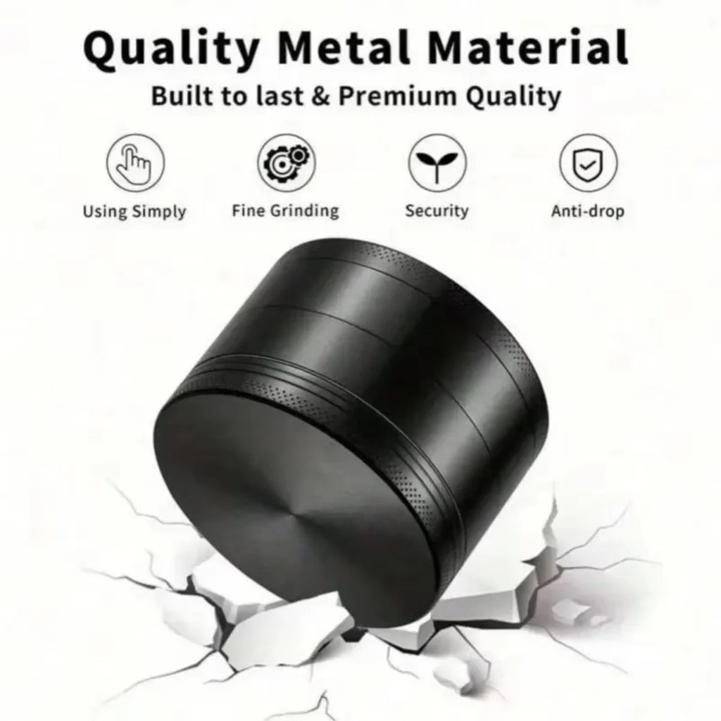 Leopard Print Metal Herb Grinder