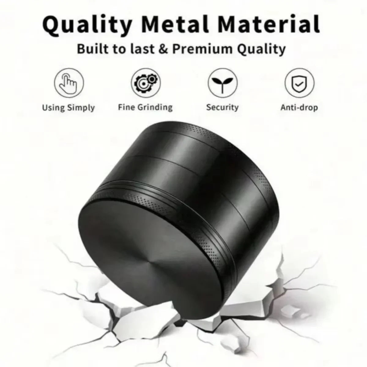 Leopard Print Metal Herb Grinder