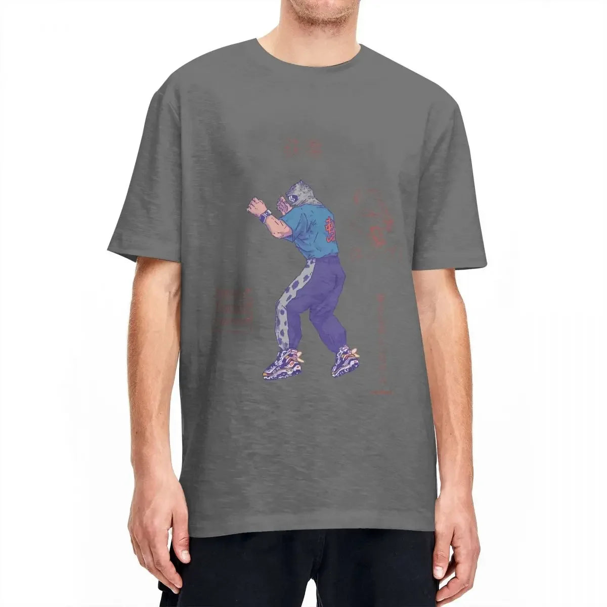 Hot Game Cotton Top Tees Summer Vintage Short Sleeve T-Shirt O Neck Hippie Pattern Tshirt Big Size 5XL  Men Tekken 8 T-Shirts